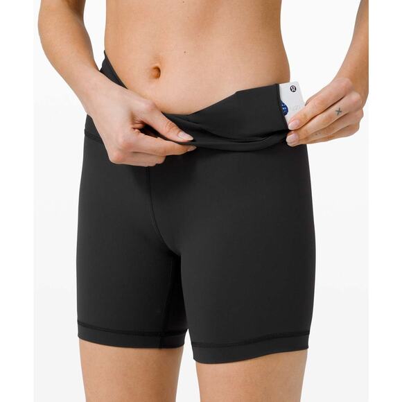 Lululemon Wunder Train High-Rise Short 6" Black Athleisure Gym Work Out sz 4 - Picture 5 of 11